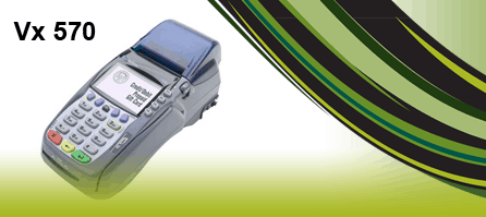 VX-570-Terminal Host Merchant Services image of the Vx 570 payment processing terminal.
