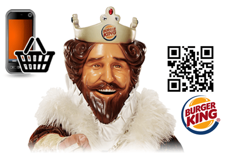 BK-Mobile Host Merchant Services image on Burger King and QR Codes