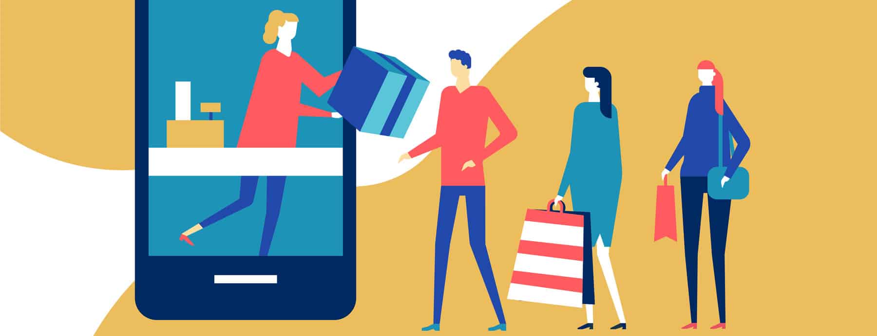 in-store pick up illustration