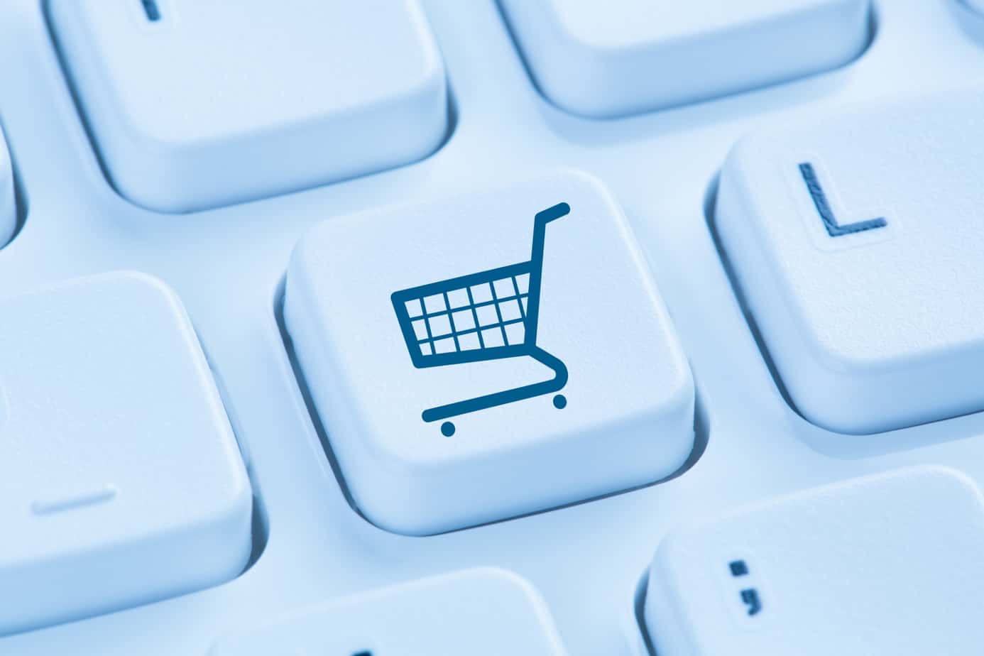 online shopping e commerce ecommerce internet shop concept blue 84742205 1 Online Shopping E Commerce Ecommerce Internet Shop Concept Blue 84742205 1