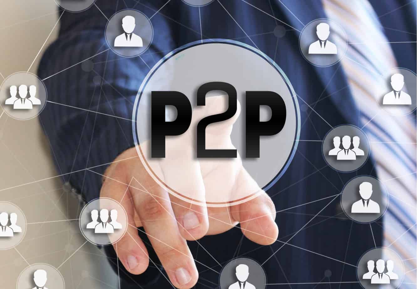 the businessman chooses the p2p peer to peer on a touch screen peer to peer lending concept 150255206 the businessman chooses the p2p peer to peer on a touch screen peer to peer lending concept 150255206