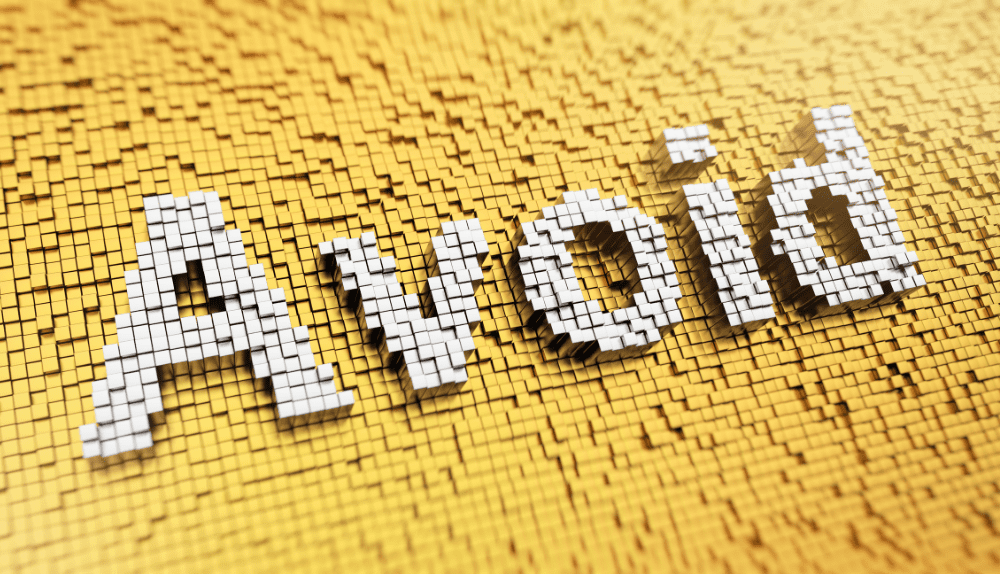 avoid things to avoid