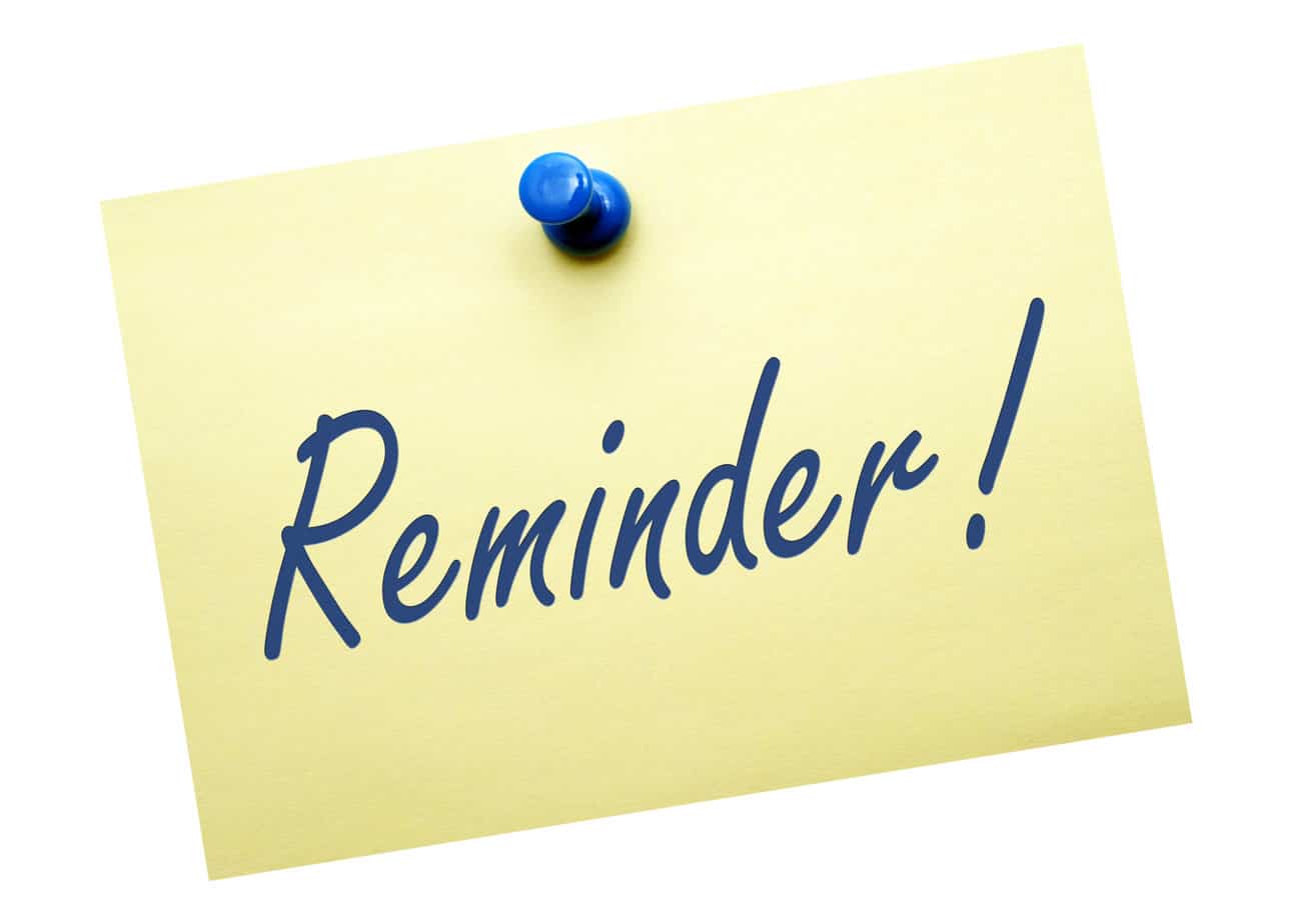reminder reminder