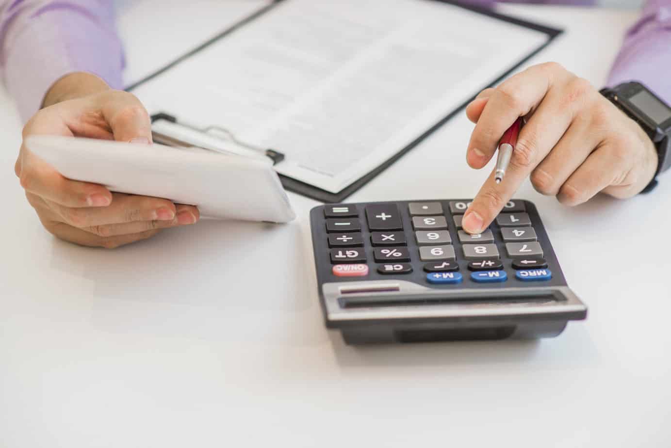 close up of male accountant or banker making calculations savings finances and economy concept 78972823 accounts