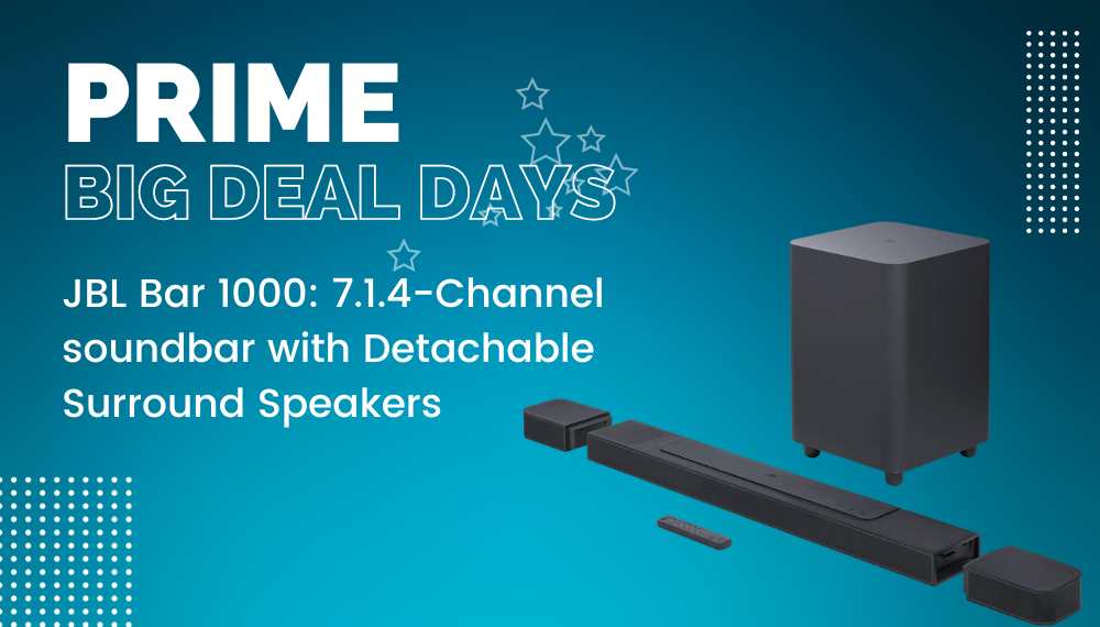 JBL Bar 1000 7.1.4 Channel soundbar with Detachable Surround Speakers 1 JBL Bar 1000 7.1.4 Channel soundbar with Detachable Surround Speakers 1