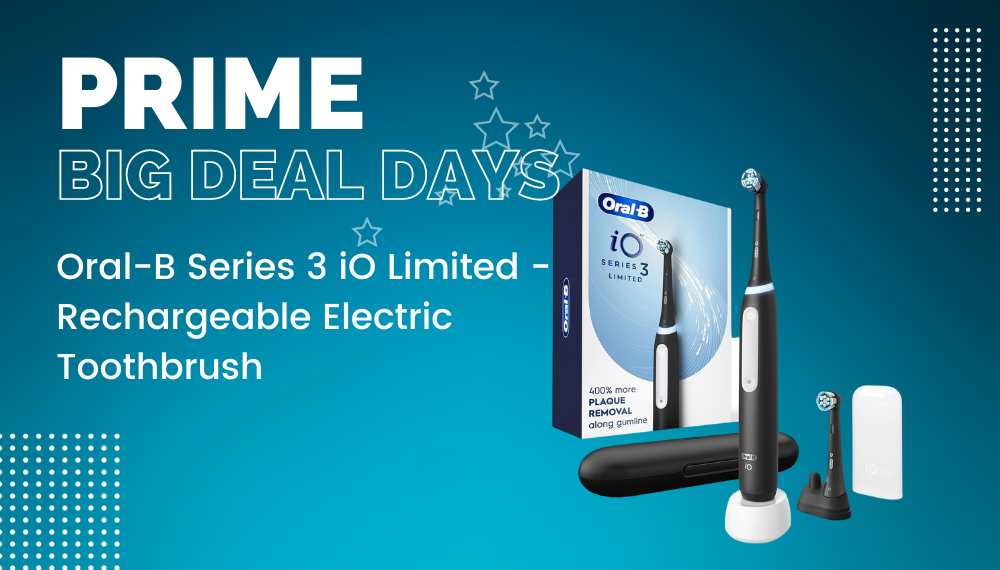 Oral B Series 3 iO Limited Rechargeable Electric Toothbrush 1 Oral-B Series 3 iO Limited - Rechargeable Electric Toothbrush