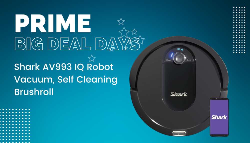 Shark AV993 IQ Robot Vacuum Self Cleaning Brushroll Shark AV993 IQ Robot Vacuum, Self Cleaning Brushroll