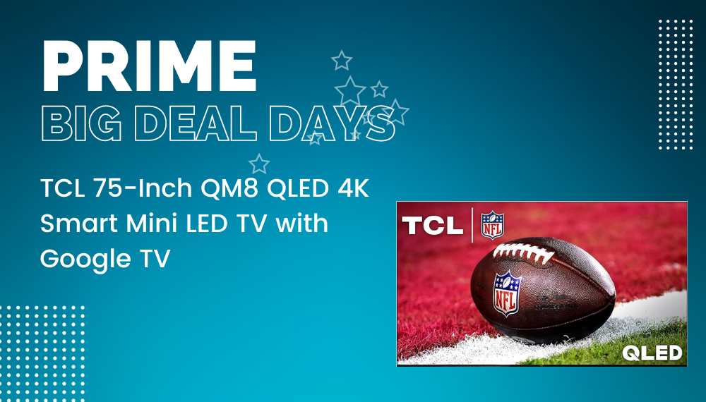 TCL 75 Inch QM8 QLED 4K Smart Mini LED TV with Google TV TCL 75-Inch QM8 QLED 4K Smart Mini LED TV with Google TV