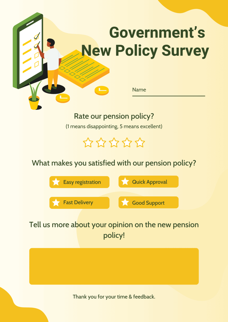 governments new policy survey governments new policy survey