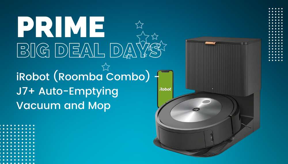 iRobot Roomba Combo J7 Auto Emptying Vacuum and Mop 2 iRobot (Roomba Combo) - J7+ Auto-Emptying Vacuum and Mop