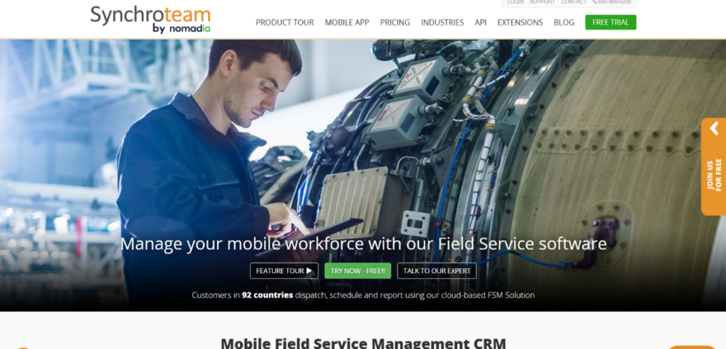 Best Field Service Management Software 2025 - Synchroteam
