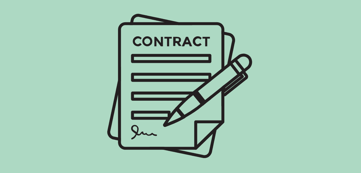 Contract signing for Host Merchant Services payment processing solutions.