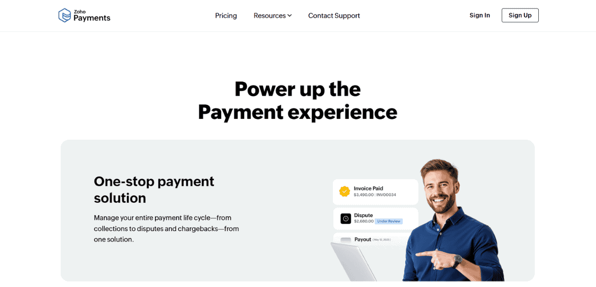 Zoho Enters U.S. Payments Market