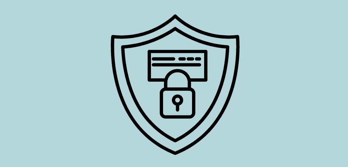 Secure payment processing security shield icon for Host Merchant Services.
