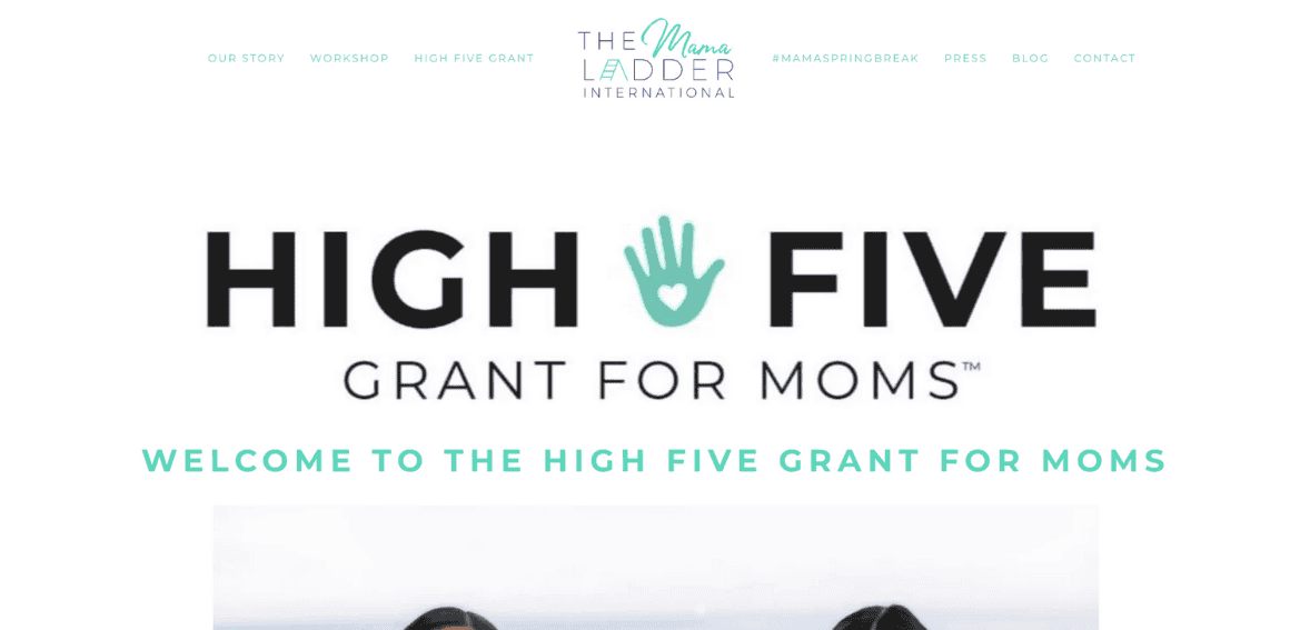 High Five Grant High Five Grant for Moms