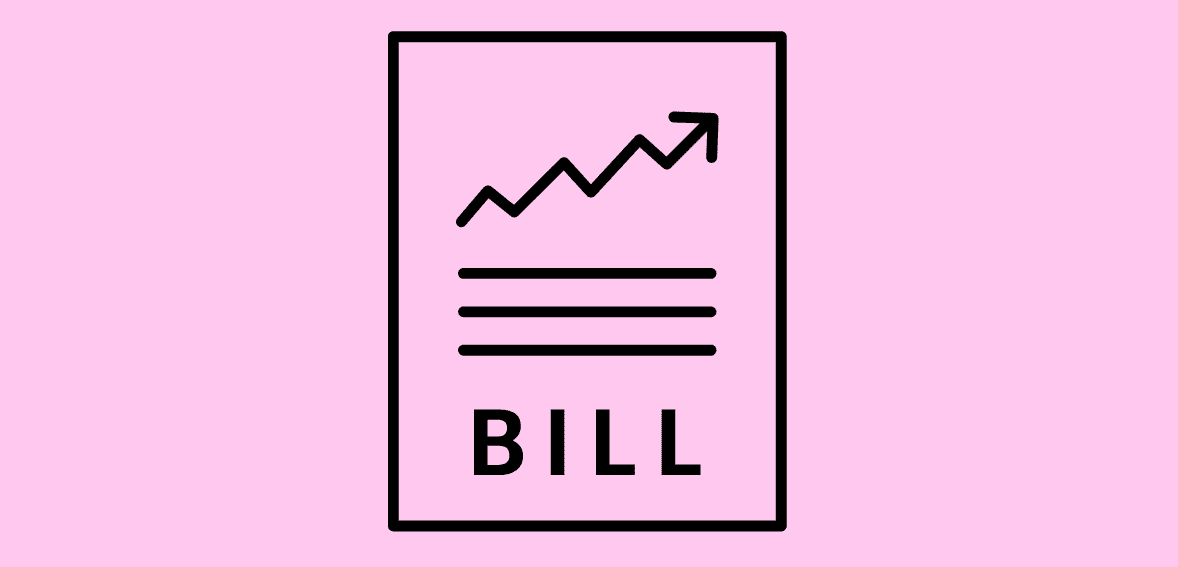 Financial growth chart illustrating Host Merchant Services billing solutions and payment processing.