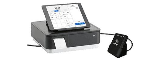 Advanced POS terminal with contactless payment options for businesses.