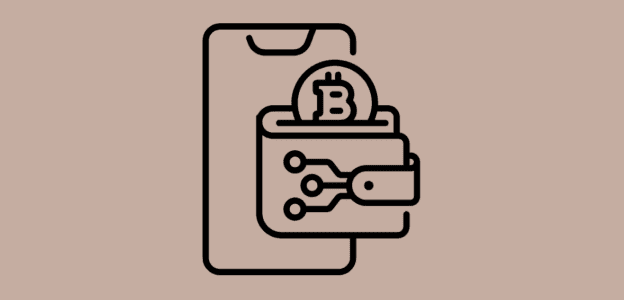 Cryptocurrency payment integration on mobile device.