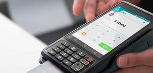 Mobile point of sale payment terminal for merchant transactions.