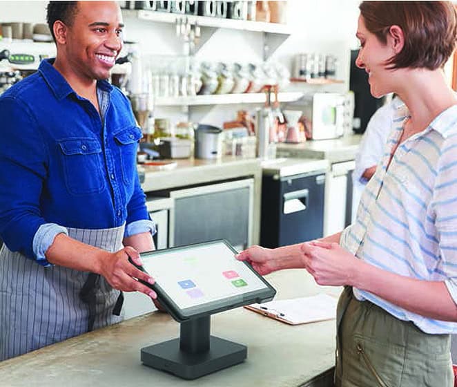 Contactless payment processing with Host Merchant Services for small businesses.