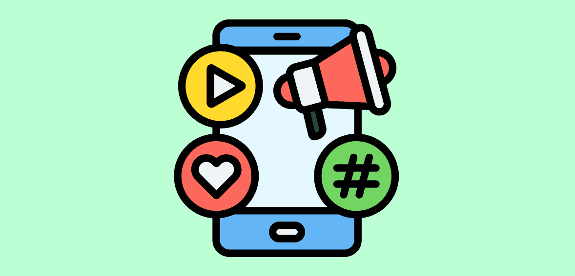 Mobile marketing and social media icons for Host Merchant ServicesSEO, digital payment solutions, social media marketing, mobile payments, merchant services.