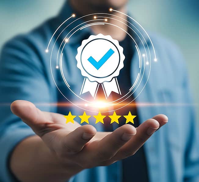 Secure payment processing by Host Merchant Services with 5-star customer satisfaction.