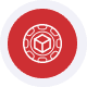gaming gambling icon21 Red Host Merchant Services logo with secure payment icon and branding elements.