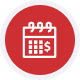 offshore icon11 Red credit card icon representing payment processing and merchant services.