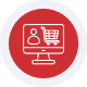 online integration icon Secure payment processing with Host Merchant Services for seamless transactions.