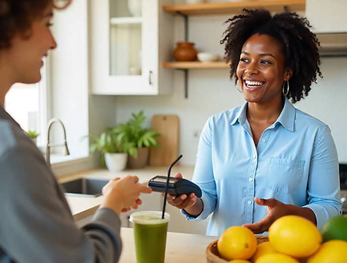 Contactless payment processing with Host Merchant Services.