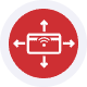 sportsbook icon1 Secure payment processing icon with card and device for merchant services.