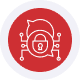 sportsbook icon19 Secure payment processing icon with padlock and circuit lines.