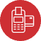 swipesimple icon8 Mobile payment terminal showcasing secure merchant transaction capabilities.