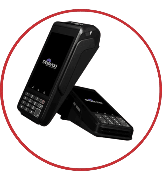 Mobile payment terminal for Host Merchant Services, secure credit card processing device.