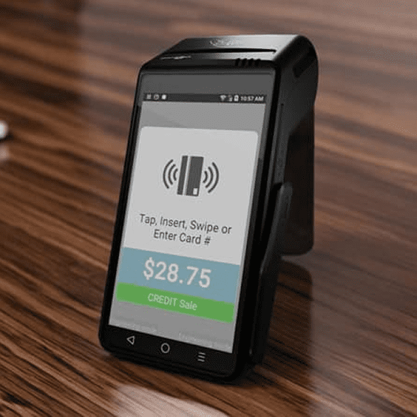 Contactless payment terminal for secure transactions | Host Merchant Services.
