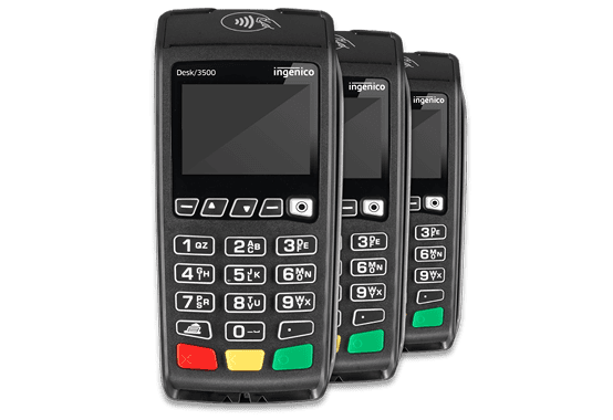 Ingenico Desk 3500 1 Portable payment terminal for seamless credit card processing at Host Merchant Services.