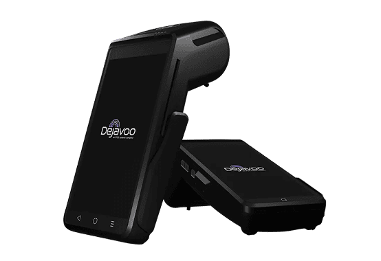 QD4 Portable card payment terminal for secure merchant transactions, ideal for small business payment solutions.
