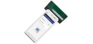 Contactless payment terminal for Host Merchant Services solutions.