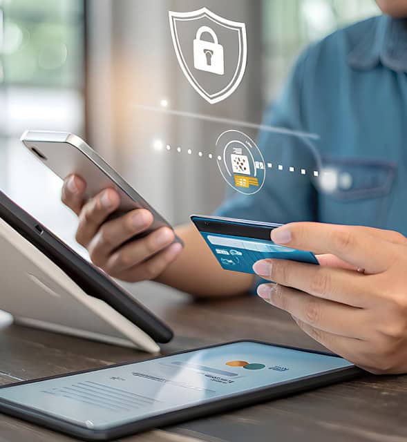 Secure mobile payment processing with Host Merchant Services.