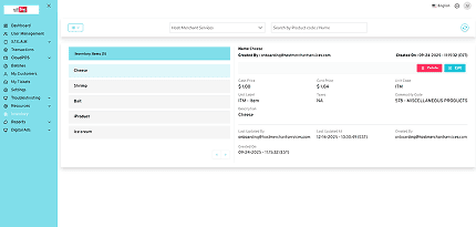 Host Merchant Services payment processing dashboard for secure business transactions.