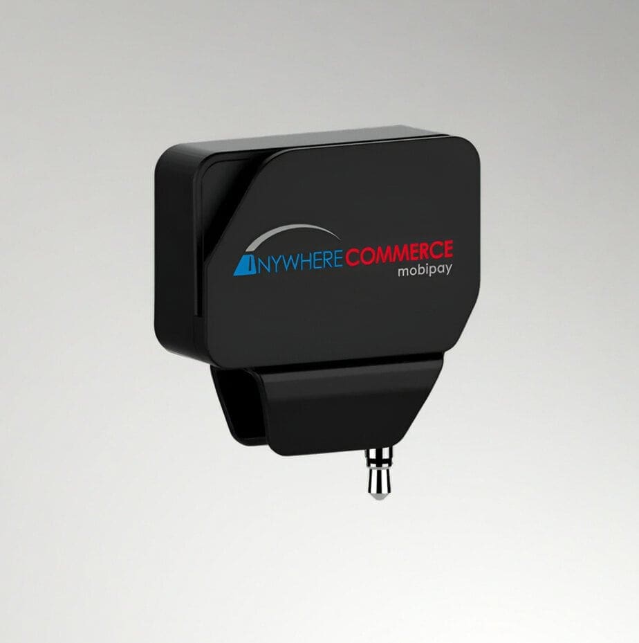 Flexible mobile payment device for NyWhereCommerce and Mobipay solutions.
