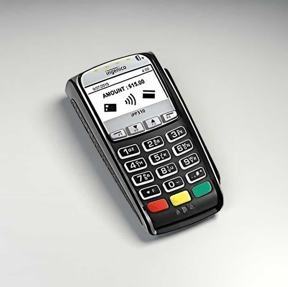 Contactless payment terminal for small business credit card processing, POS solutions.