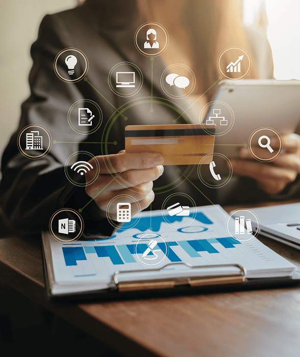 Mobile payment processing with Host Merchant Services for seamless transactions.