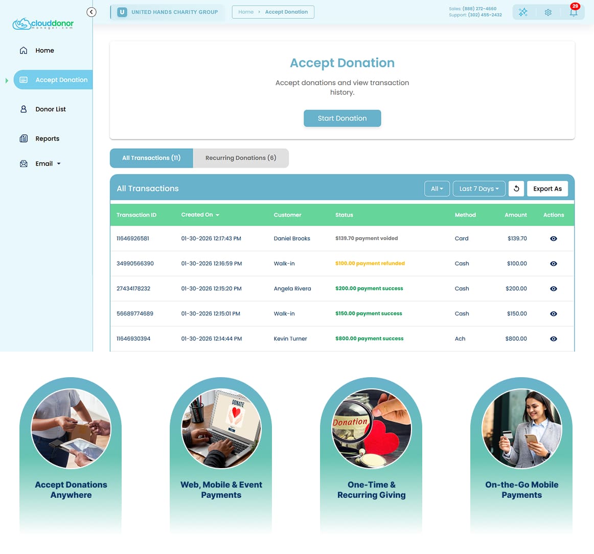 Powerful Payment Tools Built for Non Profits