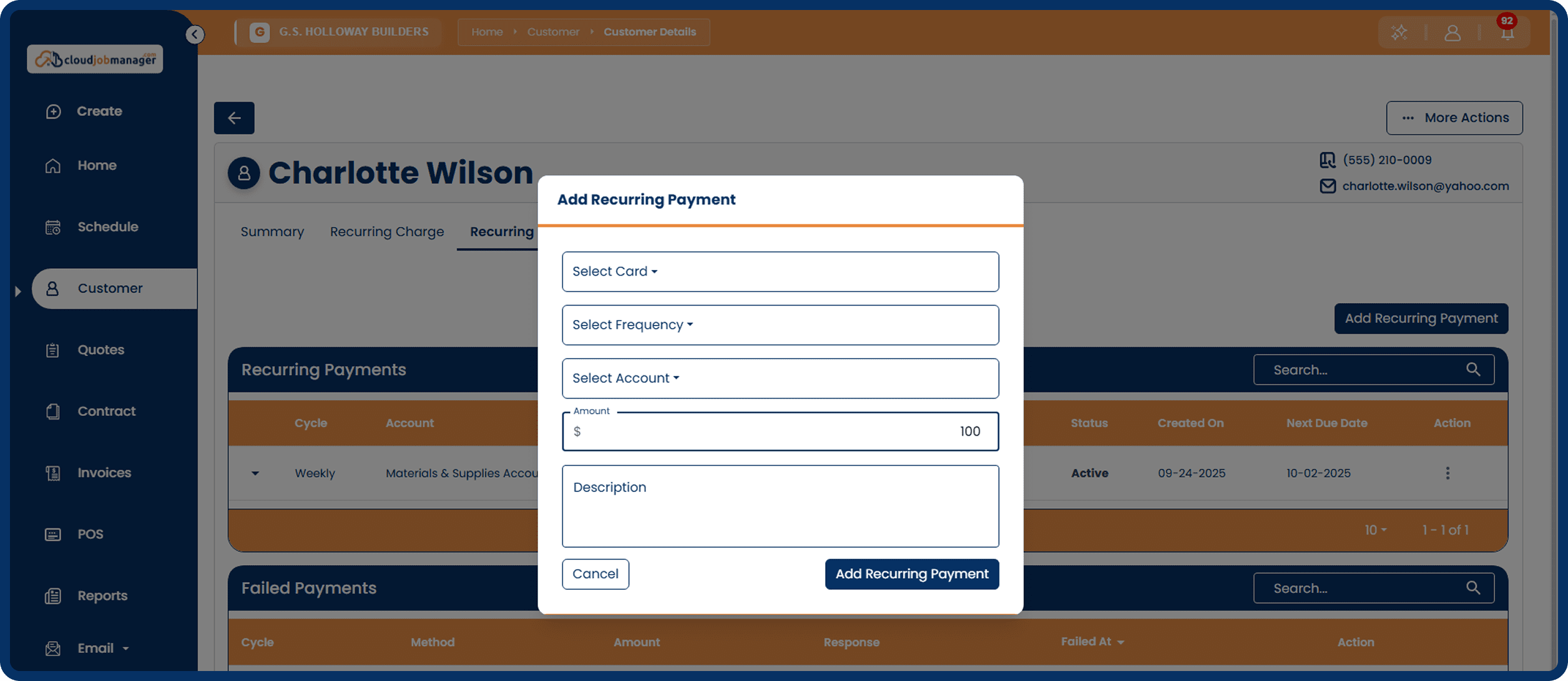 Recurring Billing Autopay