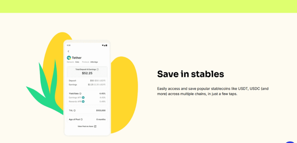 Save in stables with easy access to USDT, USDC, and more stablecoins on Host Merchant Services platform.