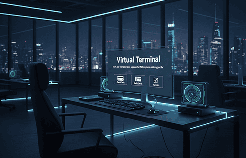 Virtual Terminal saas image Advanced virtual terminal for secure payment processing and business management.