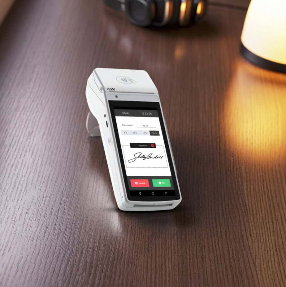 Contactless payment device for Host Merchant Services payment processing solutions.