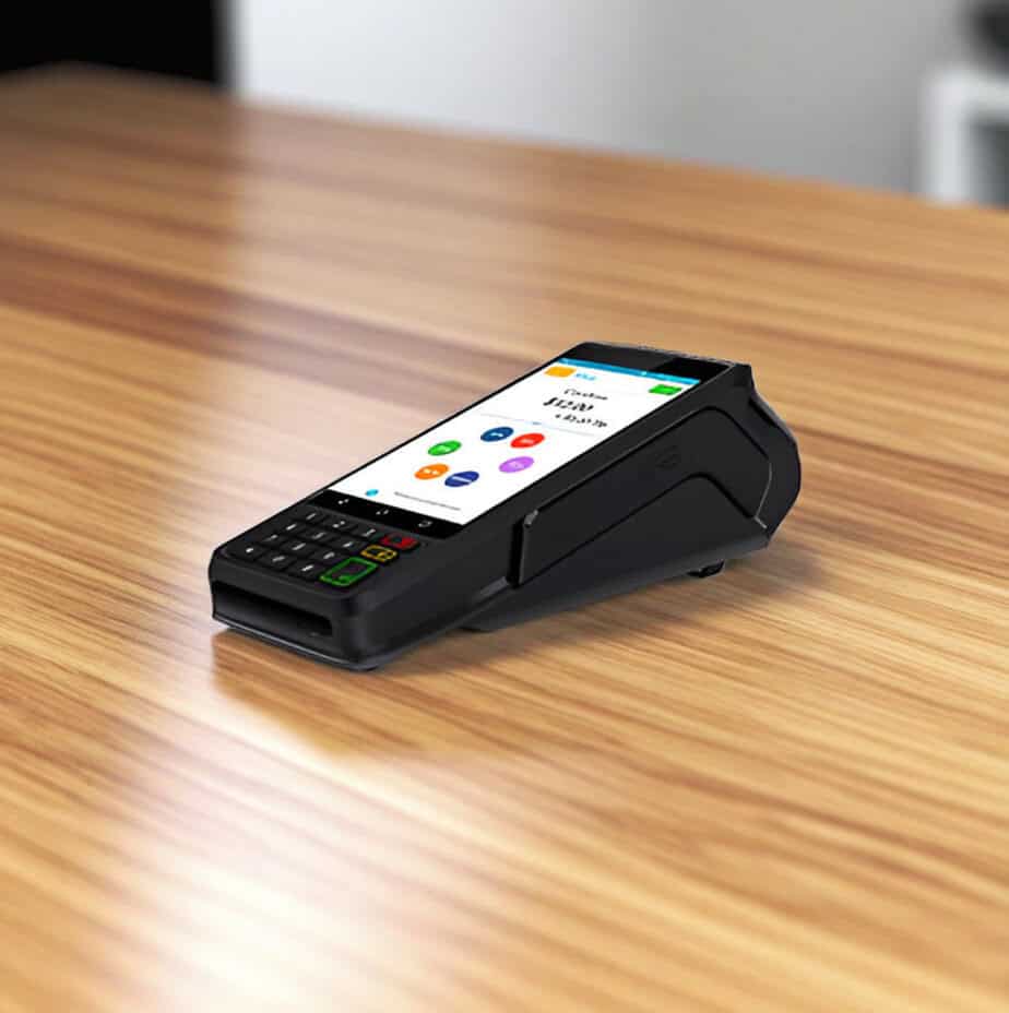 Touchless payment terminal for Host Merchant Services, contactless card reader for secure transactions 00075.