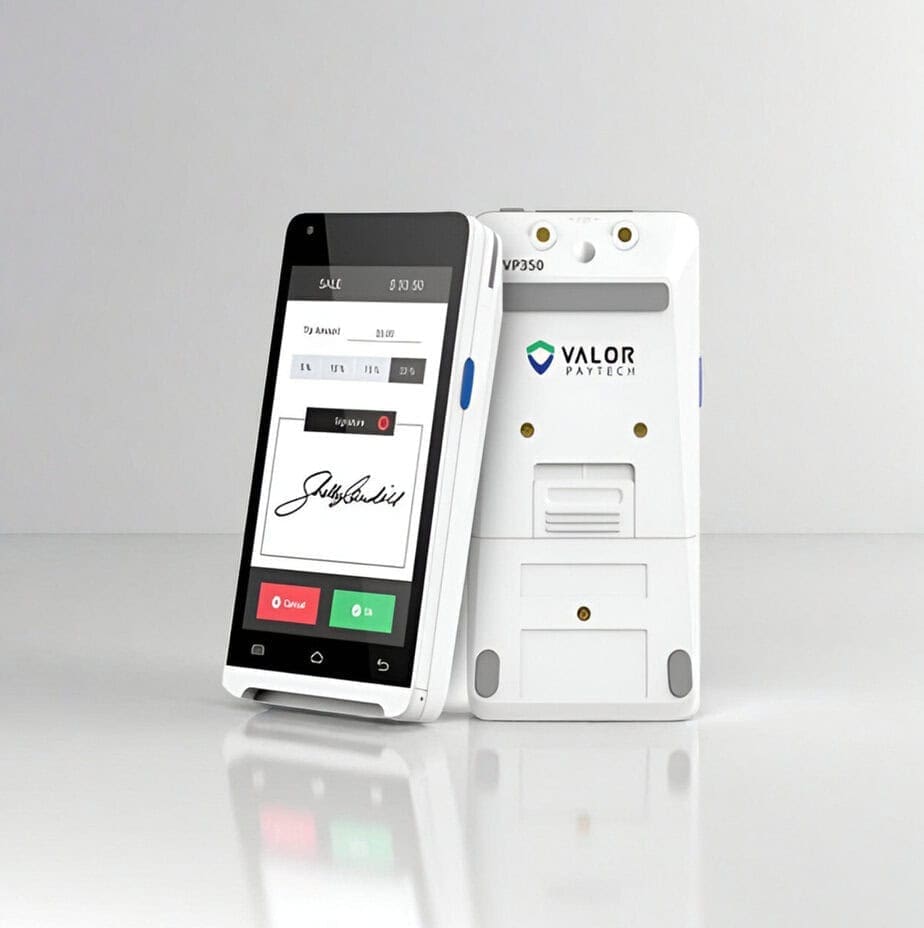 Contactless payment terminal for Host Merchant Services and Valor PayTech.